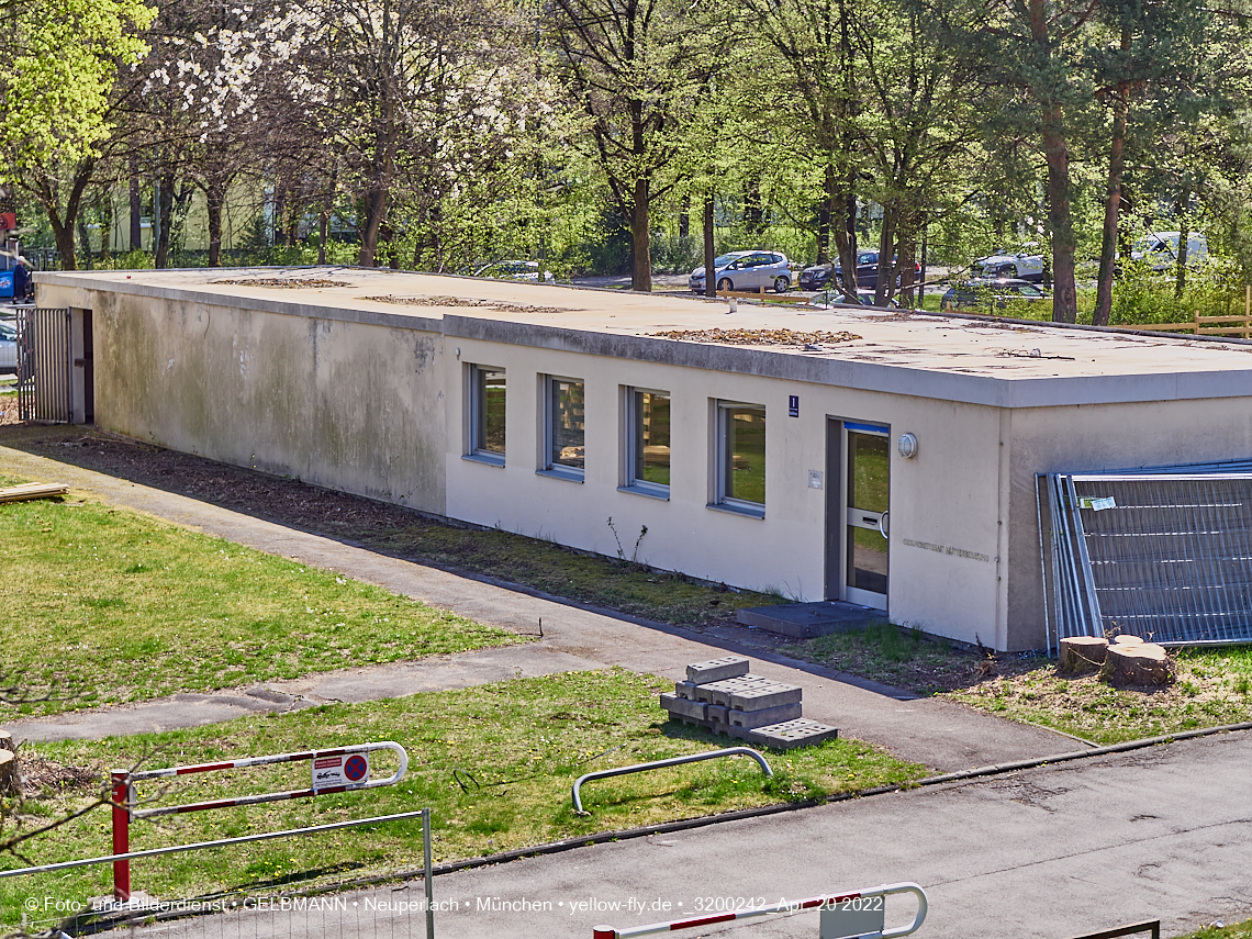 20.04.2022 - Baustelle am Haus für Kinder in Neuperlach